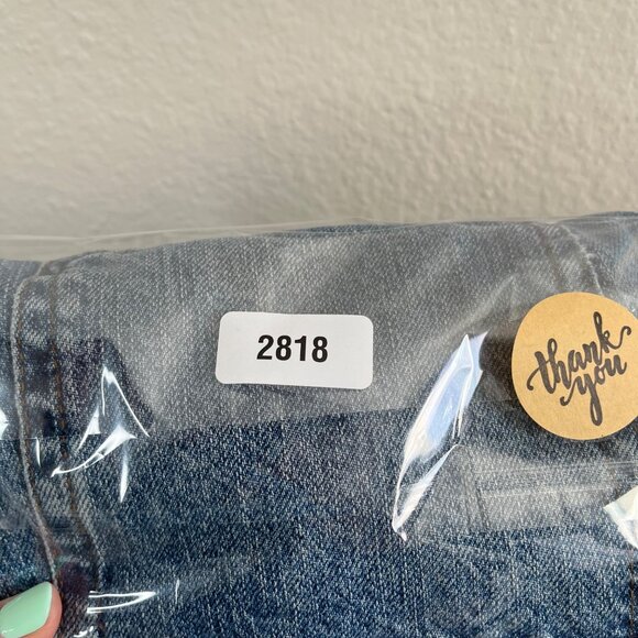 Reformation Jeans Womens Liza High Straight Button Fly Jean Size 31 - Picture 12 of 13